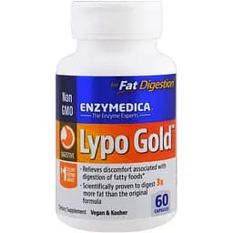 Натуральная добавка Enzymedica Lypo Gold 60 капсул