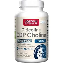 Натуральна добавка Jarrow Formulas Citicoline CDP Choline, 60 капсул - мініатюра 1