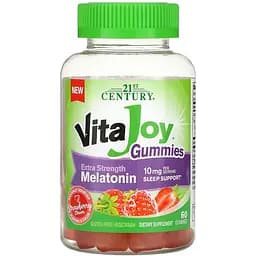 Дієтична добавка VitaJoy Melatonin 10 мг 60 жувальних цукерок