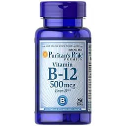 Вітаміни Puritans Pride Vitamin B12 500 мкг 250 пігулок