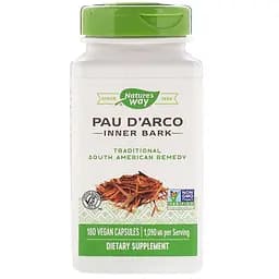 Кора Мурашиного Дерева Nature's Way Pau d'Arco 545 мг 180 капсул (NWY15408)