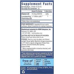 Пробіотик Mommy's Bliss Baby Probiotic Drops+Vitamin D 400 МО для новонароджених 10 мл - мініатюра 3