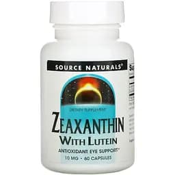 Натуральна добавка Source Naturals Зеаксантин з лютеїном 10 мг 60 капсул