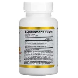 Лютеїн із зеаксантином California Gold Nutrition Lutein with Zeaxanthin 120 вегетаріанських капсул - мініатюра 2