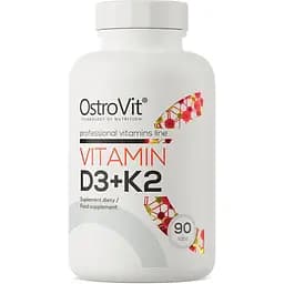 Вітаміни OstroVit Vitamin D3 + K2 90 таблеток