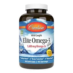 Жирные кислоты Carlson Labs Elite Omega 3 Gems 90 капсул