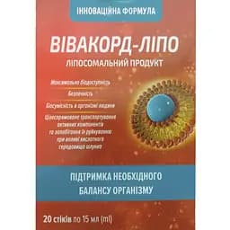 Дієтична добавка Вівакорд-ліпо 15 мл х 20 шт.
