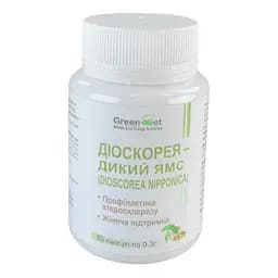 Діоскорея - Дикий Ямс GreenSet  Профілактика атеросклерозу Жіноча підтримка 60 капсул