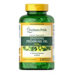 Жирные кислоты Puritan's Pride Evening Primrose Oil 1300 mg 120 капсул