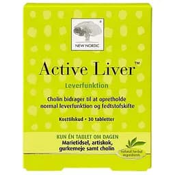 Добавка New Nordic Active Liver для печінки 30 таблеток