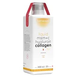 Дієтична добавка Nutriversum Liquid MSM+C Hyaluron Collagen апельсин 500 мл