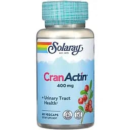 Екстракт журавлини Solaray CranActin Cranberry Extract 400 мг 60 веганських капсул