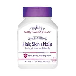Вітаміни та мінерали 21st Century Hair Skin & Nails Advanced Formula, 50 таблеток
