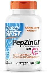 Вітаміни та мінерали Doctor's Best PepZin Gl, 120 вегакапсул