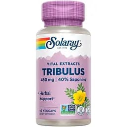 Натуральна добавка Solaray Tribulus Extract 450 mg 60 вегакапсул