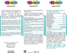 Сироп для зняття підвищеної збудливості та нервозності Pediakid Nervosite 125 мл - мініатюра 2
