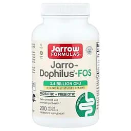 Пробіотики Jarrow Formulas Vegan Jarro-Dophilus Plus FOS, 100 вегакапсул