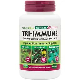 Натуральна добавка NaturesPlus Herbal Actives Tri-Immune 60 таблеток