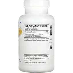 Ундециленова кислота Thorne Research Undecylenic Acid 250 желатинових капсул - мініатюра 2