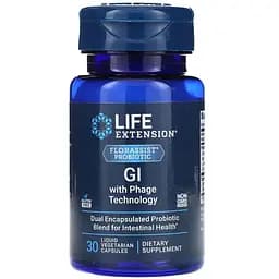 Суміш пробіотиків Life Extension Le Florassist Gi with Phage Technology 30 капсул