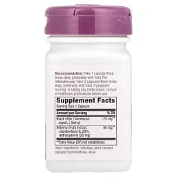 Чорниця преміум екстракт Nature's Way Bilberry Premium Extract 60 вегетаріанських капсул - мініатюра 2