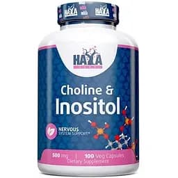 Холін і Інозітол Haya Labs Choline & Inositol 500 мг 100 капсул