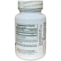 Мелатонін NaturesPlus Melatonin Sublingual 3 мг + вітамін B6 60 таблеток - мініатюра 2