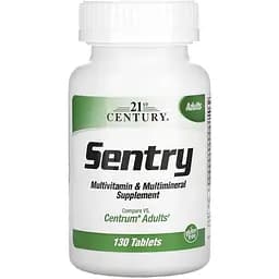 Вітаміни та мінерали 21st Century Sentry Multivitamin and Multimineral 130 таблеток