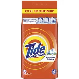 Пральний порошок Tide Аква-Пудра Альпійська свіжість 8.1 кг