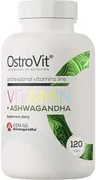 Вітаміни та мінерали OstroVit Vit&Min + Ashwagandha, 120 таблеток