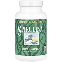 Спіруліна Source Naturals Spirulina 500 мг 200 таблеток - мініатюра 1