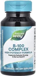 Вітаміни та мінерали Nature's Way B-100 Complex, 60 капсул