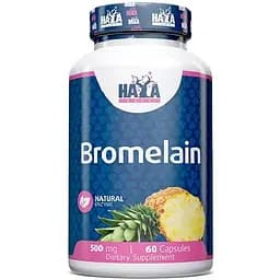 Натуральна добавка Haya Labs Bromelain 500 mg 60 капсул