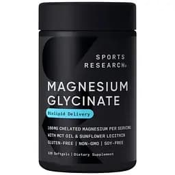 Мінерали Sport Research Magnesium Glycinate 160 мг 120 капсул