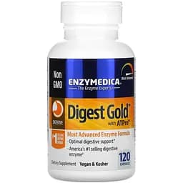 Травні ферменти Enzymedica Digest Gold з ATPro 120 капсул