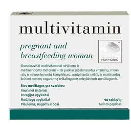 Вітаміни для вагітних і годуючих жінок New Nordic Multivitamin pregnant and breastfeeding 90 таблеток