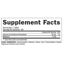 Мелантонін Nutrex Melatonin 5 mg 100 таблеток - мініатюра 2