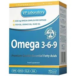 Жирні кислоти VPLab Omega 3-6-9, 60 капсул