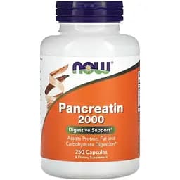 Панкреатин Now Foods Pancreatin 2000 мг 250 капсул