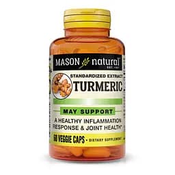 Натуральна добавка Mason Natural Turmeric, 60 вегакапсул