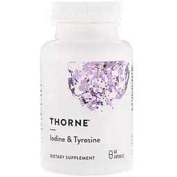 Йод і тирозин Thorne живлення щитоподібної залози 60 капсул