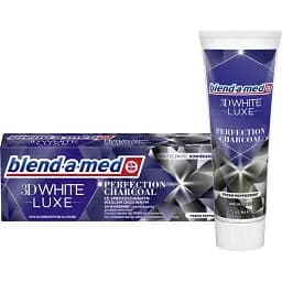Зубна паста Blend-a-med 3D White Luxe Довершеність вугілля 75 мл