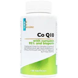 Коэнзим Q10 All be Ukraine Coq10 с куркумином 100 капсул (ABU-02028)