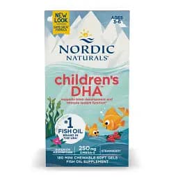 Риб'ячий жир для дітей Nordic Naturals Children's DHA зі смаком полуниці 180 капсул - мініатюра 2