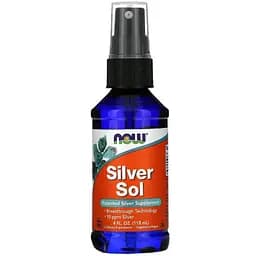 Колоїдне срібло Now Foods Silver Sol 4 рідких унцій 119 мл