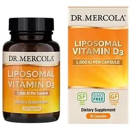 Витамины и минералы Dr. Mercola Liposomal Vitamin D3 1000 IU 30 капсул