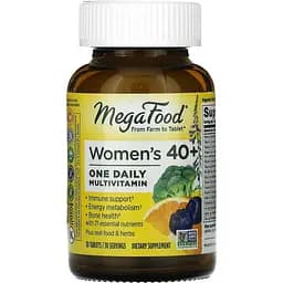 Мультивитамины для женщин 40+ MegaFood Women Over 40 One Daily 30 таблеток