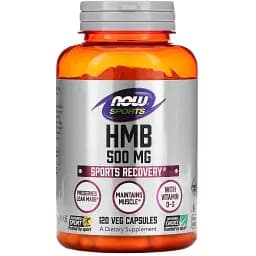 Гідроксиметилбутират Now Sports HMB 500 мг 120 вегетаріанських капсул