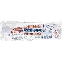 Бинт стерильный Марля Клуб Калита 7 м х 14 см (51-090-IS)