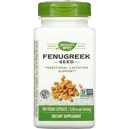 Пажитник Nature's Way Fenugreek Seed 610 мг 180 капсул